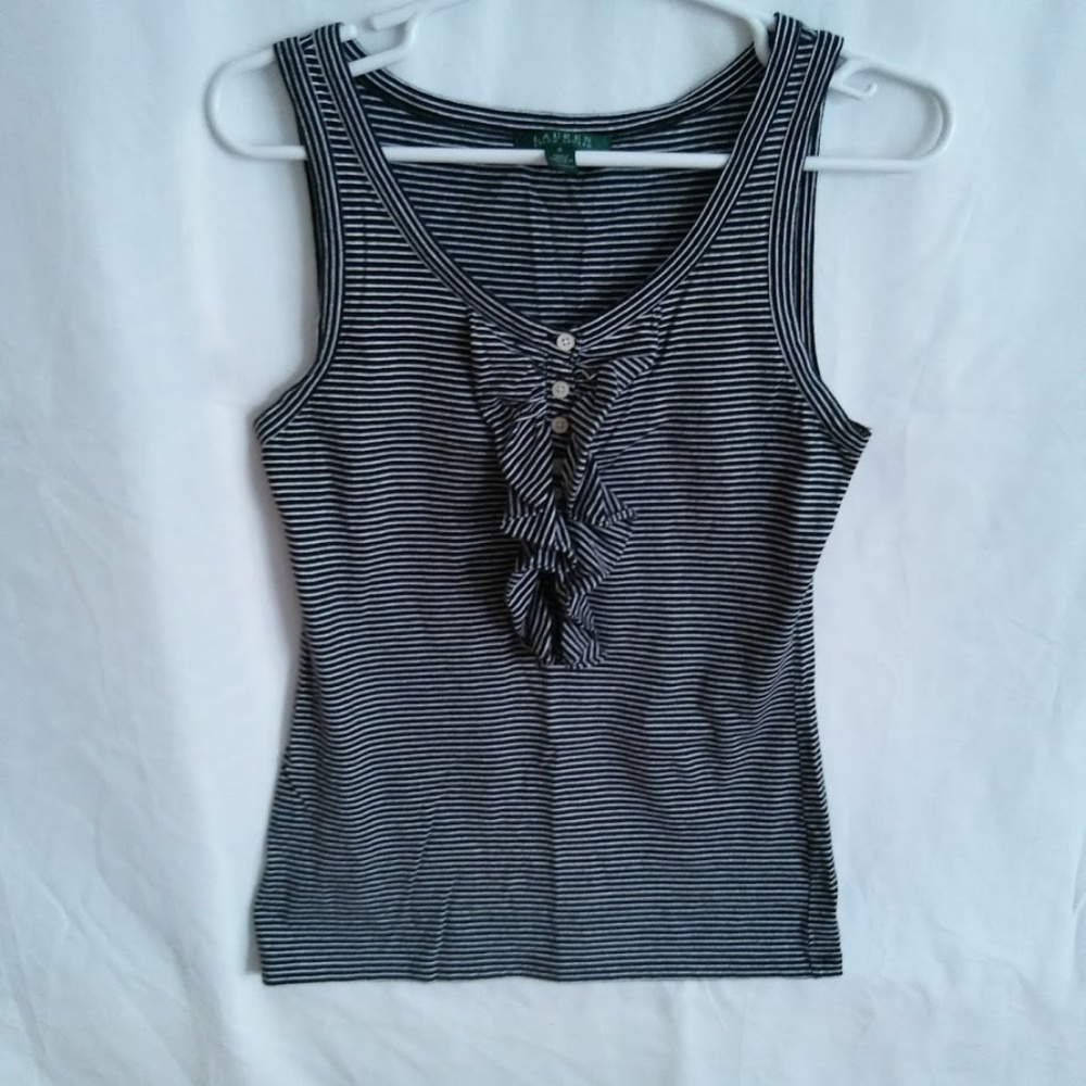 [Ralph Lauren] Sleeveless Shirt (Size S)
